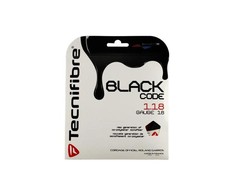 TECNIFIBRE Juodas CODE 1.18mm stygos teniso raketei