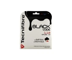 TECNIFIBRE Juodas CODE 1.18mm stygos teniso raketei