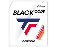 TECNIFIBRE Juodas CODE 1.24mm stygos teniso raketei