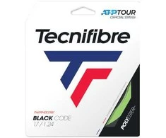 TECNIFIBRE Juodas CODE 1.24mm stygos teniso raketei