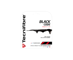 TECNIFIBRE Juodas CODE 1.24mm stygos teniso raketei