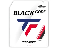 TECNIFIBRE Juodas CODE 16/1.28mm stygos teniso raketei