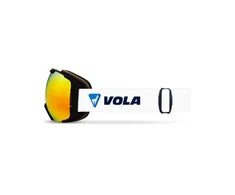 VOLA FAST slidinėjimo akiniai bordo su papildomu žaliu lęšiu