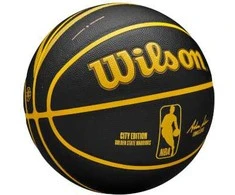 WILSON NBA TEAM CITY COLLECTOR GOLDEN STATE WARRIORS krepšinio kamuolys (Dydis: 7)