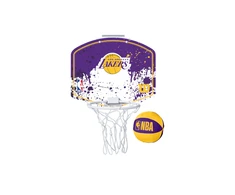 WILSON NBA TEAM MINI HOOP LA LAKERS mini krepšinio lenta su kamuoliuku