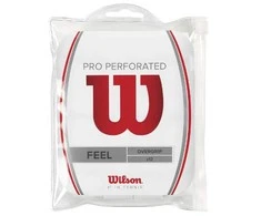 WILSON Pro Overgrip Perf. 12 Pack Whi teniso raketės apvija