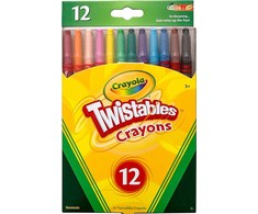 Crayola, Inc. CRAYOLA Išsukamos kreidelės, 12 vnt.