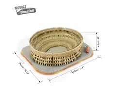 CUBICFUN 3D dėlionė iš serijos „National Geographic“ - „Koliziejus“
