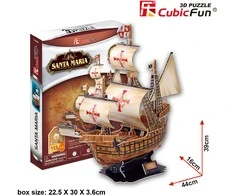 CubicFun 3D dėlionė Laivas „Santa Maria"