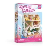 CUBICFUN 3D dėlionė (vidutinė) „Lėlių namas“