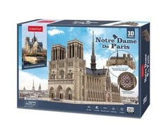 Puzzle CUBICFUN 3D dėlionė „Noterdamo katedra“