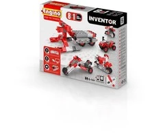 Engino Inventor Konstruktorius „Keturračiai ir motociklai“ (8 modeliai)