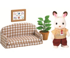 Sylvanian Families Triušis tėtis ir sofa