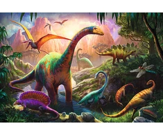 Trefl Dėlionė 100 vnt. - Dinozaurai