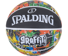 KREPŠINIO KAMUOLYS SPALDING RAINBOW GRAFFITI 5 DYDIS