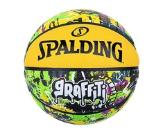 KREPŠINIO KAMUOLYS SPALDING GRAFFITI™ Žalias/Geltonas 5 DYDIS