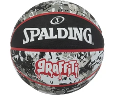 KREPŠINIO KAMUOLYS SPALDING Raudonas GRAFFITI 7 DYDIS