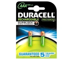 Duracell 203815 buitinė baterija Įkraunama baterija AAA Nikelio-metalo hidridas (NiMH)