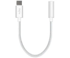 Puro USB-C adapteris prie lizdo 3,5 mm, 15 cm, baltas