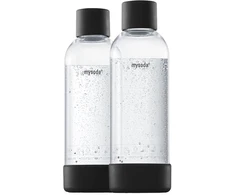 MySoda – 2 Juodas Pet ir Biocomposite 1L buteliukų pakuotė