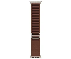Apple Watch 49mm Burgundy Alpine Loop - Medium - Natural Titanium Finish - MK7E4ZM/A