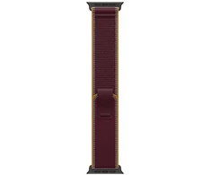 Apple 49mm Burgundy Trail Loop - S/M - Black Titanium Finish