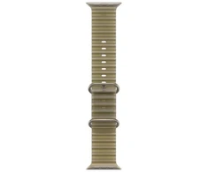 Apple 49mm Translucent Kelp Ocean Band - Natural Titanium Finish