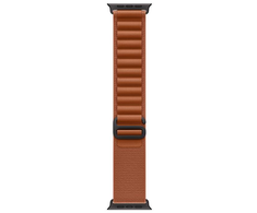 „Apple“ 49 mm terakotos spalvos „Alpine Loop“ laikrodis – didelis – juodo titano apdaila