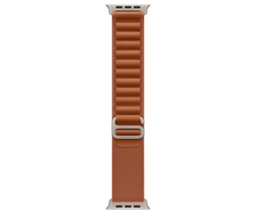 „Apple“ 49 mm terakotos spalvos „Alpine Loop“ laikrodis – vidutinio dydžio – natūralaus titano apdaila