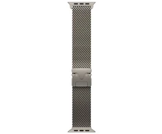 Apple Watch 49mm Natural Titanium Milanese Loop - Small - MK0A4ZM/A
