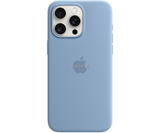 Apple „iPhone 15 Pro Max“ silikoninis dėklas su „MagSafe“ – žiemos mėlynas