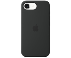 Apple iPhone 16e Silikoninis dėklas – Juodas