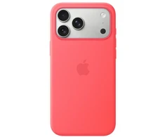 Apple iPhone 17 Pro Max Silicone Case with MagSafe – Bright Guava - MHW64ZM/A