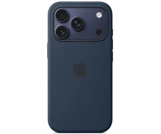 Apple iPhone 17 Pro Silikoninis dėklas with MagSafe – Midnight