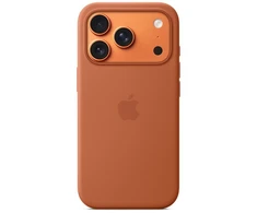 Apple iPhone 17 Pro Silikoninis dėklas with MagSafe – Terra Cotta