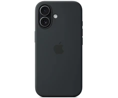 Apple iPhone 17 Silikoninis dėklas with MagSafe - Juodas