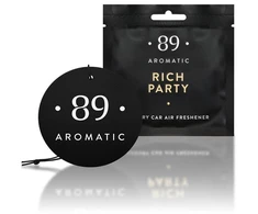 Aromatic 89 Kabinamas popierinis oro gaiviklis Rich Party (greipfruto, jazmino ir santalo kvapo)