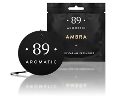 Aromatic 89 Kabinamas popierinis oro gaiviklis Ambra (santalo, muskuso ir gvajakmedžio kvapo)