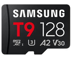 Atminties kortelė Samsung T9 | MicroSD Card | 128 GB | Micro SDXC | Flash atminties klasė U3, V30, A2