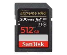 Sandisk atminties kortelė SDXC 512GB Extreme Pro