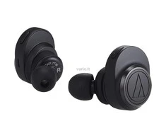 Audio-Technica ATH-CKR7TWBK belaidės TWS ausinės, Juodos spalvos