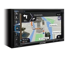 Automagnetola 6,5" 2 DIN pažangi navigacijos stotis „Alpine“, „Android“, „Apple“ įrenginiams