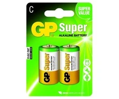 GP LR14 C Super šarminės baterijos, 2 vnt.