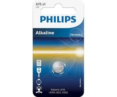 Baterija „Philips Alkaline 1,5 V“ (LR44 / LR1154)