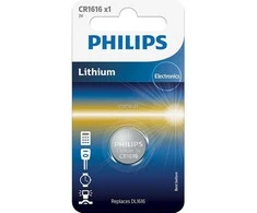 Baterija Philips CR1616 Lithium 3 V (16,0 x 1,6)