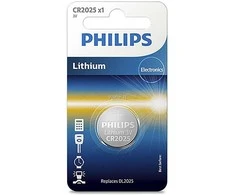PHILIPS Lithium CR2025 /elementas