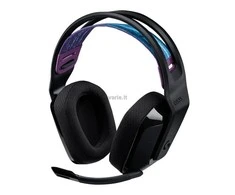Logitech G535 Lightspeed belaidės ausinės žaidimams, Juodos spalvos