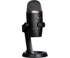 Blue Logitech G Mėlyna Yeti Nano (juodas) kondensatorinis mikrofonas