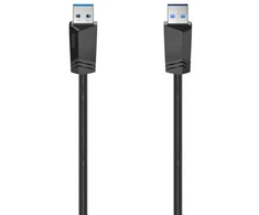 Hama USB-A – USB-A USB laidas 1,5 m juodas (002006240000)