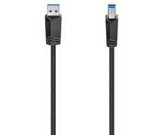Hama USB-A – USB-B USB laidas 1,5 m juodas (002006250000)